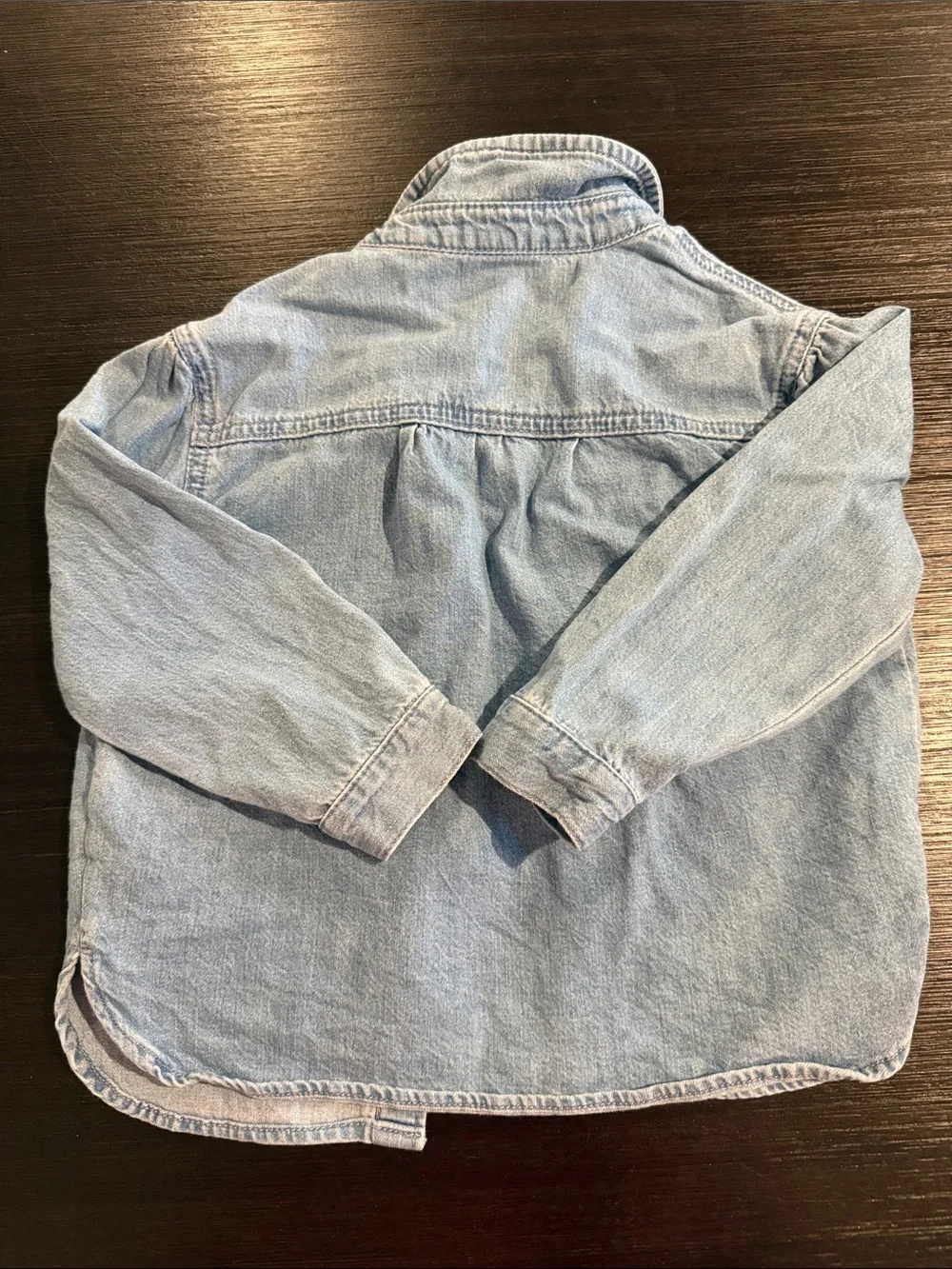 GAP Light Blue Denim Button-Down Shirt